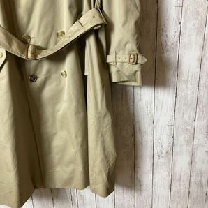 ビンテージバーバリー Burberry トレンチ スプリングコート サイズＭ 水牛ボタンメンズ古着の画像4