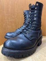 希少 93年 RED WING 699 レッド ウィング ロガーブーツ 8C 旧プリント羽タグ 茶芯 ビンテージ R60423_画像2