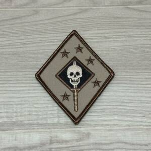 沖縄 米軍放出品 米海兵隊 US MARINES MARSOC ワッペン 刺繍 ベルクロ (管理番号LM105)