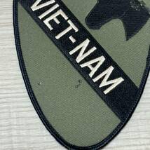 沖縄 米軍放出品 VIETNAM US ARMY 1st 騎兵団ユニット 米国陸軍 ワッペン 刺繍 (管理番号LM114)_画像4