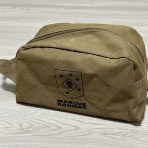 ☆レア商品☆ 沖縄 米軍放出品 USMC MARINE RIDERS MERCURY Tactical Gear Pouch コヨーテ ポーチ バック トレーニング (管理番号LM124)