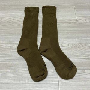 沖縄 海兵隊実物 BOOTS SOCKS ブーツ ソックス コヨーテ　キャンプ アウトドア 登山 靴下 SMALL (管理番号I101)