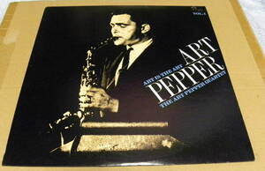 （国内LP）　ART PEPPER QUARTET　/　ART IS THE ART VOL.1