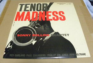 （国内LP）　SONNY ROLLINS QUARTET　/　TENOR MADNESS