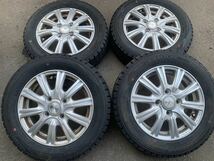 バリ山　スタッドレス アルミホイール 4本セット ダンロップ WINTER MAXX WM02 155/65R13 13×4.00B_画像1