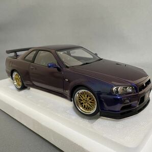 日産 スカイライン GT-R （R34） Vスペック II `BBS LM ホイール・バージョン 1/18 オートアート・コンポジットモデル 77403 ⑦の画像3