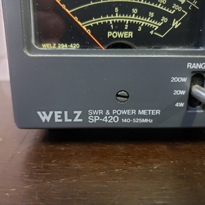 WELZ ウェルツ SWR & POWER METER SP-420 パワーメーターの画像2