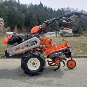 kubota クボタ TA1050 スーパーベジマスター 野菜の達人 10馬力 耕運機 管理機 偏平タイヤの画像3