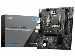 MSI PRO B660M-E DDR4 intel LGA1700 Micro ATX マザーボード HDMI2.1 未使用品