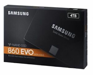 Samsung 860 EVO 4TB 2.5インチ 7mm SATA SSD 未使用品