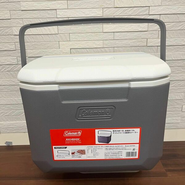 新品　コールマン　クーラーボックス　16qt タンカラー　チャコール　グレー