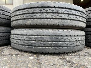 ノ4186　送料無料　BRIDGESTONE ブリヂストン DURAVIS R205　205/80R17.5 120/118L LT　2本価格　2018年製