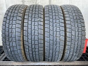 A4800　送料無料☆深溝スタッドレス　DUNLOP ダンロップ WINTER MAXX WM02　165/70R14 81Q　4本価格　2018年製