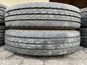 フ4876　送料無料☆深溝夏用タイヤ　BRIDGESTONE ブリヂストン DURAVIS R205　205/80R17.5 120/118L LT　2本価格　2018年製