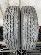 ノ4596　送料無料　BRIDGESTONE ブリヂストン V600　195/80R15 107/105L LT　2本価格　2019年製_画像1