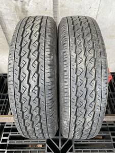 ノ4596　送料無料　BRIDGESTONE ブリヂストン V600　195/80R15 107/105L LT　2本価格　2019年製