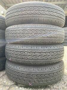 A4839　送料無料　BRIDGESTONE ブリヂストン KR370　145/80R12 80/78N LT　4本価格　2023年製