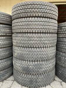 タ4872　送料無料☆深溝スタッドレス　DUNLOP ダンロップ DECTES ECORUT SP001　225/80R17.5 123/122L　6本価格　在庫処分価格