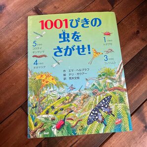 １００１ぴきの虫をさがせ！ エマ・ヘルブラフ／作　テリ・ガウアー／絵　荒木文枝／訳　小野展嗣／日本語監修