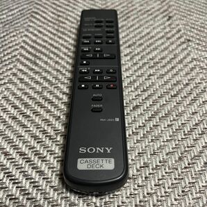 【中古】SONY カセットデッキ リモコン RM-J920 動作確認済