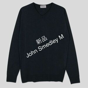 【GW価格】【新品未使用】John Smedley Mサイズ　長袖PULLOVER Tarvos Racing Green