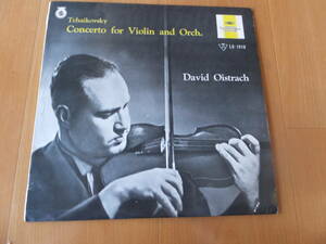 日本Gチューリップ10インチ盤43歳オイストラフの若さと気力の名録音チャイコフスキーヴアイオリン協奏曲コンヴィチュニー指揮 1954年録音