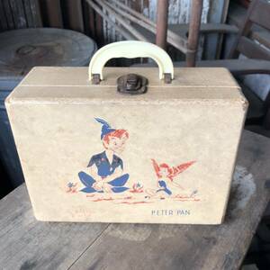  prompt decision price 1950s neevel WDPworuto Disney Peter Pan Tinkerbell Vintage trunk lunch box case 