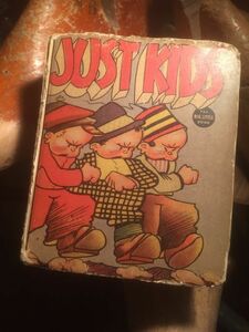 即決価格 30s Just Kids ヴィンテージ ビッグリトルブック コミック 1937年 USA / ガレージ ジャンク インテリア雑貨 アンティーク