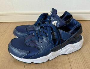 NIKE by you iD AIR HUARACHE RUN ナイキ バイユー エア ハラチ ネイビー クロコ エンボス レザー US10 28cm