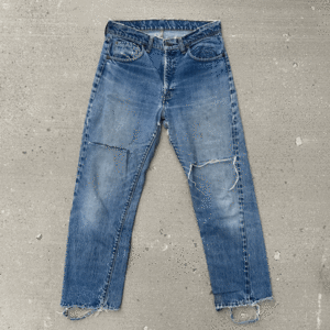 BIGE オリジナル LEVI’S 505 ビンテージ 60s~70s 耳 セルビッジ 5刻印 1960年代 Big E ビッグE セルビッチ ジーンズ デニムパンツ W31~W32