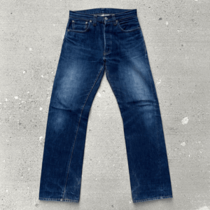 バレンシア工場製 1947年モデル LEVI’S 501XX 47501-0117 W33(W31) 良色落ち 中古 米国製 片面 レザー 40s 47s アメリカUSA製 555