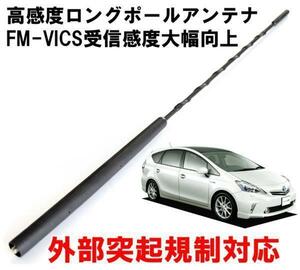 ビートソニック プリウス用 FM/AM感度アップ FM-VICS受信感度大幅向上 純正を超える高感度を実現 ロングポールアンテナ FPA2