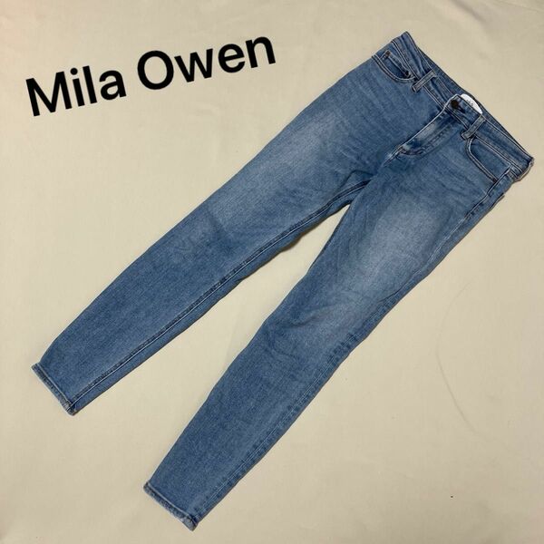 Mila Owen ミラオーウェン　スキニージーンズ パンツ　ライトブルー　2 デニムパンツ ストレッチ