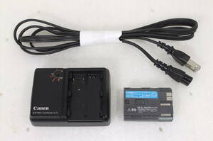 キャノン Canon 充電器 CB-5L と バッテリー BP-511A セット 通電のみ確認 ジャンク扱い E122