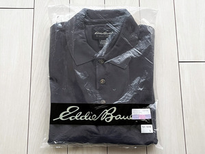  Eddie * Bauer unused polo-shirt with short sleeves L size (US size largish,XL corresponding ) Eddie Bauer long-term keeping goods 