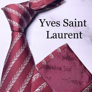 374.[即日発送]Yves Saint Laurent　イブサンローラン　イヴサンローラン　ネクタイ　ストライプ