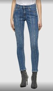 DIESEL diesel lady's * beautiful stretch super skinny jeans / Denim pants * W29