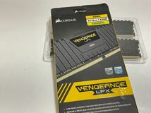 CORSAIR DDR4-3200MHz デスクトップPC用 メモリ VENGEANCE LPX シリーズ 32GB CMK32GX4M2E3200C16 現状品_画像4