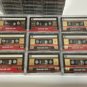 44本 まとめ売り カセットテープ maxell UDⅡ 60 ハイポジ レトロ 昭和レトロ 金 赤 position HIGHI cro2 中古の画像2