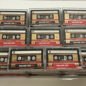 44本 まとめ売り カセットテープ maxell UDⅡ 60 ハイポジ レトロ 昭和レトロ 金 赤 position HIGHI cro2 中古の画像6