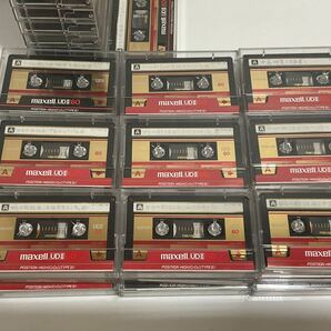 44本 まとめ売り カセットテープ maxell UDⅡ 60 ハイポジ レトロ 昭和レトロ 金 赤 position HIGHI cro2 中古の画像4