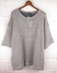 ST10170 Upscape Audience アップスケープオーディエンス リネンMIX 引き揃え天竺 クルーネック ハーフスリーブTシャツ AUD6365 XL 未使用