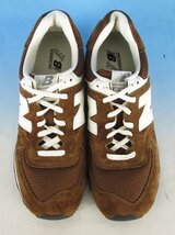 YF15856 NEW BALANCE ニューバランス OU576BRN スニーカー イングランド製 US 10D 未使用_画像2