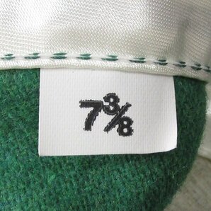 FO16933 COOPERSTOWN BALL CAP クーパーズタウン ボール キャップ ウール ベースボールキャップ 野球帽 帽子 グリーン系 7 3/8の画像6