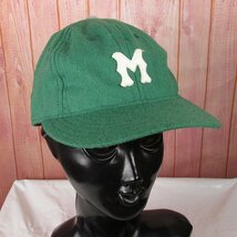 FO16933 COOPERSTOWN BALL CAP クーパーズタウン ボール キャップ ウール ベースボールキャップ 野球帽 帽子 グリーン系 7 3/8_画像1