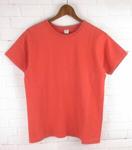 ST10223 WAREHOUSE ウエアハウス Tシャツ 36 レッド系（クリックポスト可）