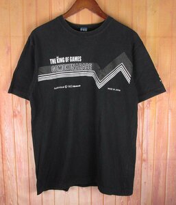 ST10330 THE KING OF GAMES Tシャツ GOMOKUNARABE 五目並べ 日本製 ブラック M（クリックポスト可）