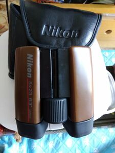 ニコン Nikon 双眼鏡　8×23 6.3°　ブラウン　茶色
