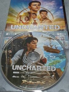 Blu-ray ディスクのみ　アンチャーテッド　国内正規品セル版　ゲーム実写映画　トムホランドマークウォールバーグ　pko出品