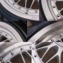 超希少！鍛造！IMPUL インパル BBS M1 RS527/RS528 18インチ 9J/10J OFF+25/+40 5H PCD114.3 235/45 245/45R18 スカイライン フェアレディZ_画像5